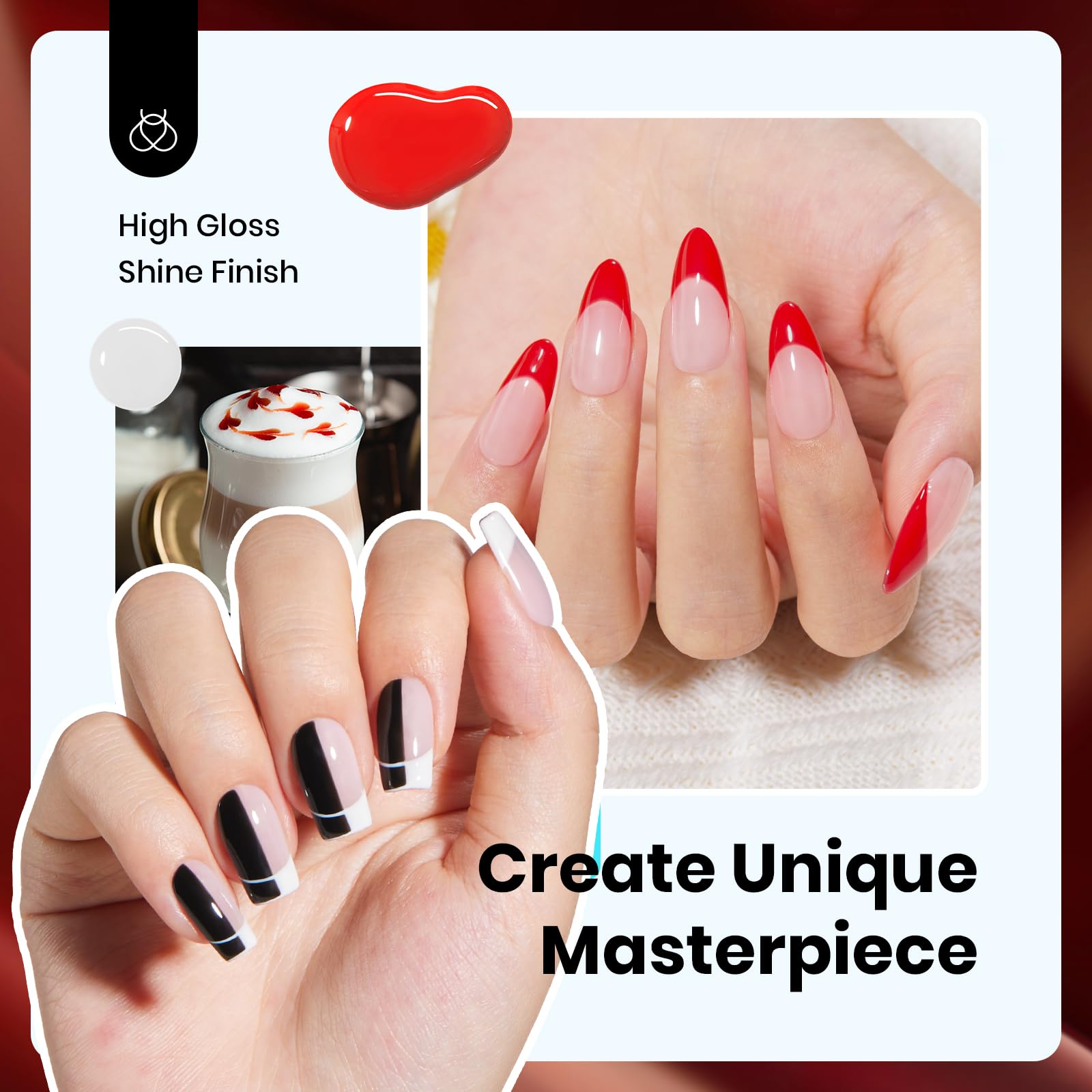 POLICY GEL FRESH 2本セット 各100ml Amazon.com: Beetles HEMA-FREE Gel Nail Polish Set - 6 Colors 15ML